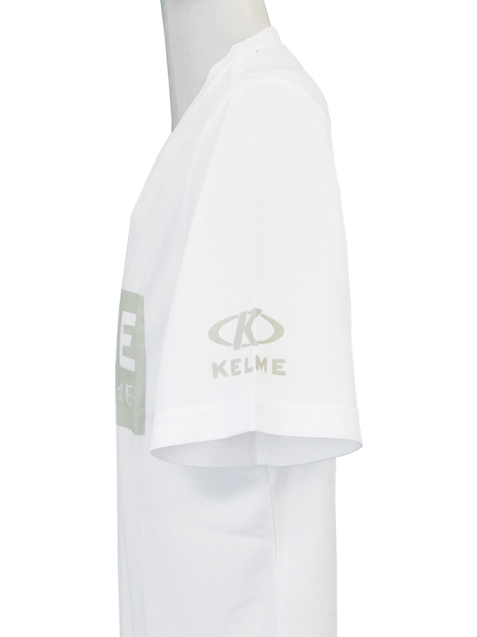 (ケルメ) KELME/半袖プラクティスシャツ/ホワイト/KCX292-06/簡易配送(CARDのみ/送料注文後変更/1点限/保障無)
