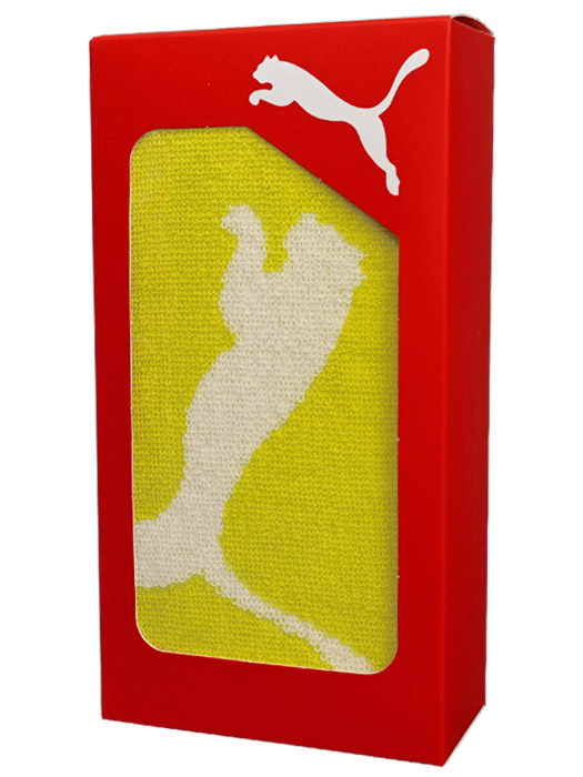 (プーマ) PUMA/ボックスタオル/レモンシャーベットXプーマホワイト/054873