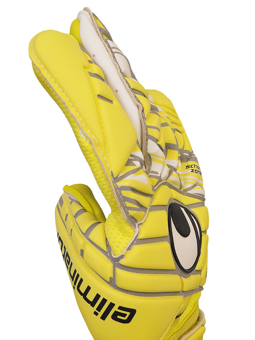 ※若干変色あり※(ウールシュポルト) UHLSPORT/エリミネーターアブソルートグリップハーフネガティブ/ライトフローイエロー/1011011-01