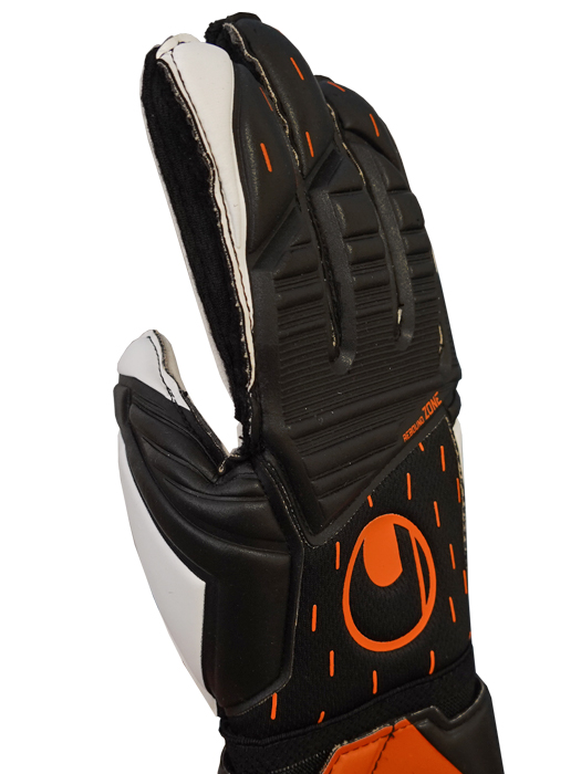 ※若干変色あり※(ウールシュポルト) UHLSPORT/スピードコンタクト スーパーソフト/ブラックXフローオレンジ/1011266