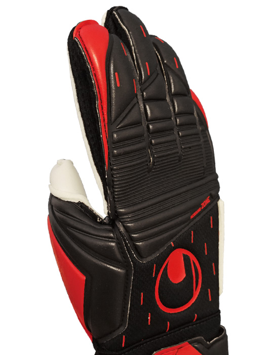 ※若干変色あり※(ウールシュポルト) UHLSPORT/アブソルートグリップ/ブラックXレッドXホワイト/1011321