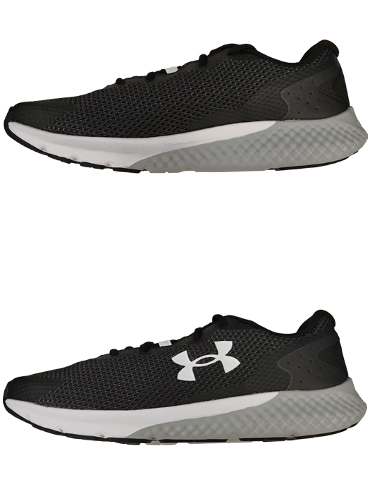 (アンダーアーマー) UNDER ARMOUR/チャージド ローグ3 エクストラ ワイド/ブラックXモッドグレー/3026020-002/ビッグサイズ