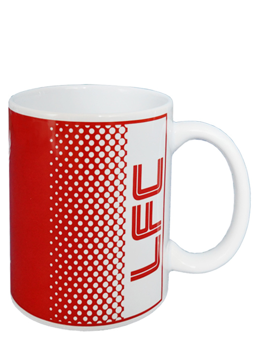 クラブオフィシャルグッズ/リバプール/オフィシャルマグカップ/レッドXホワイト/5015860240232