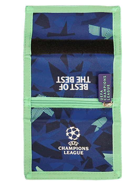 クラブオフィシャルグッズ/UEFAチャンピオンズリーグ/オフィシャルウォレット/ネイビーXアクアマリン/5037970084520