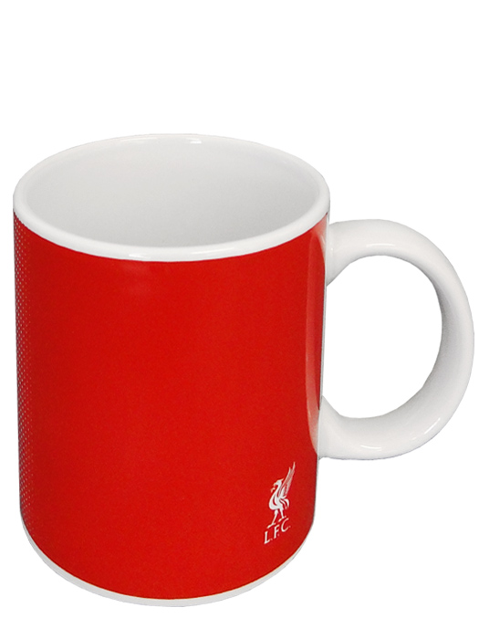 クラブオフィシャルグッズ/リバプール/オフィシャルマグカップ/ハーフトーン/レッドXホワイト/5051586000835