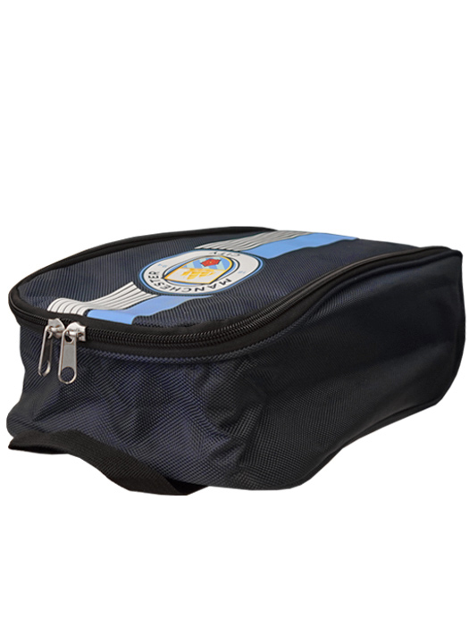 ***若干表面にプリント傷あり***クラブオフィシャルグッズ/マンチェスターシティ/オフィシャルシューズバッグ/ネイビーXスカイブルー