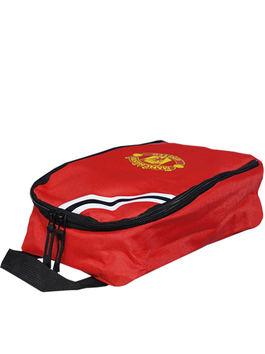 クラブオフィシャルグッズ/マンチェスターユナイテッド/オフィシャル シューズバッグ/コアストライプ/レッド/5051586281920