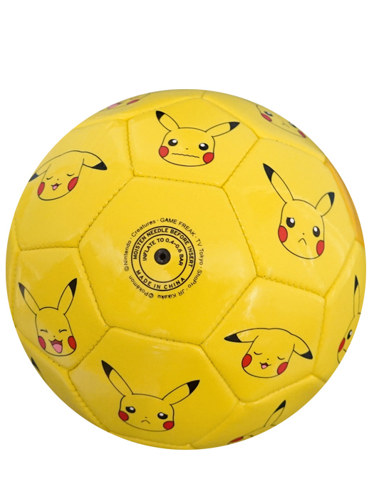 クラブオフィシャルグッズ/ポケットモンスター/トイボール ピカチュウ/総柄/イエロー/3号/61618