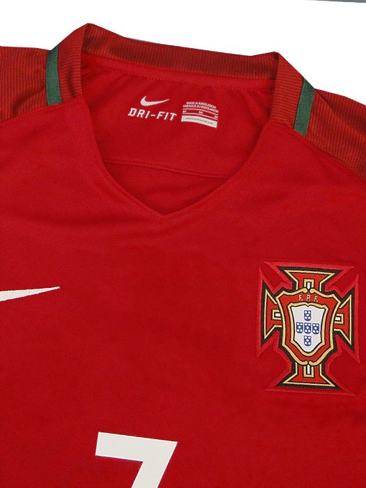 (ナイキ) NIKE/16/17ポルトガル代表/ホーム/半袖/ロナウド/EURO2016バッジ+RESPECTバッジ付/724620-687