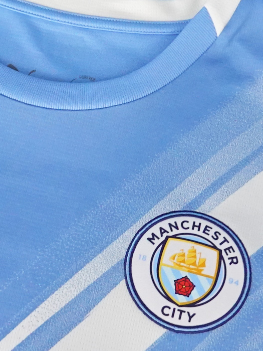 (プーマ) PUMA/25/26マンチェスターシティ/ホーム/半袖/ハーランド/プレミア+No Room For Racismパッチ付/780338-01