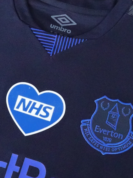 (アンブロ) UMBRO/19/20エバートン/サード/半袖/NHS+Black Lives Matterバッジ付/90428U