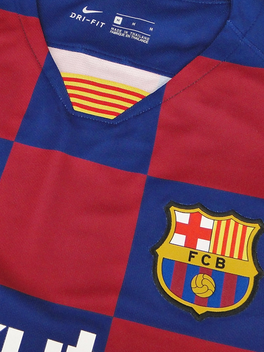 ***限定入荷***(ナイキ) NIKE/19/20バルセロナ/ホーム/長袖/メッシ/LFP優勝バッジ/AJ5637-456