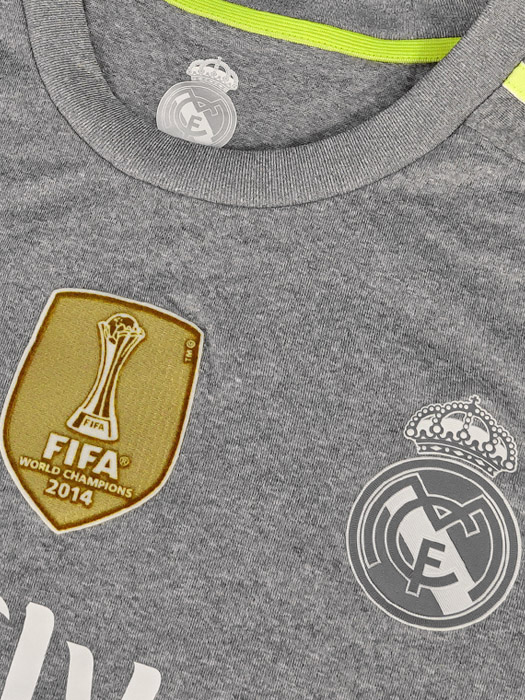 ***限定再入荷***(アディダス) adidas/15/16レアルマドリード/アウェイ/半袖/2014FIFAクラブW杯優勝バッジ付/ロナウド/AK2491