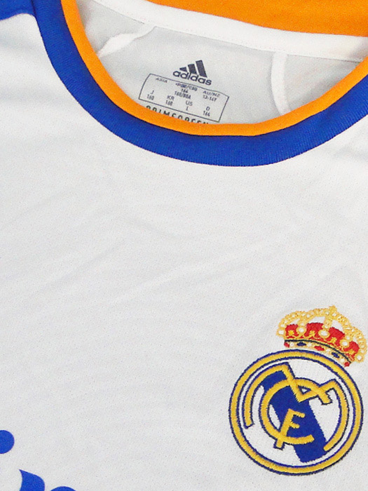 ***若干傷と汚れあり***(アディダス) adidas/21/22レアルマドリード/ホーム/半袖/モドリッチ/ジュニア用/BO659-GR3994