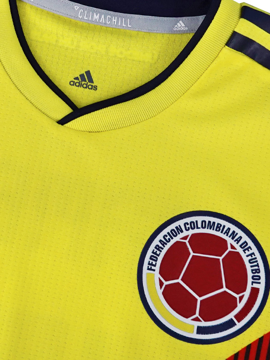 (アディダス) adidas/18/19コロンビア代表/オーセンティック/ホーム/半袖/ハメス・ロドリゲス/2018W杯+LFバッジ付/BR3502