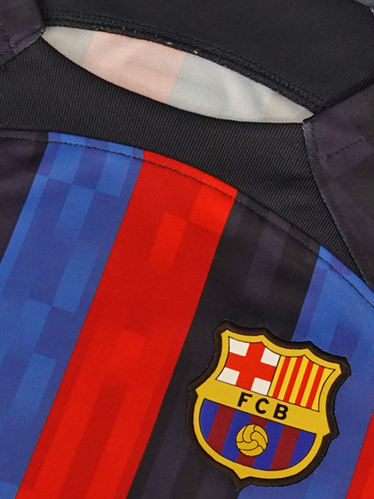 ***若干傷あり***(ナイキ) NIKE/22/23バルセロナ/ホーム/半袖/ペドリ/スポンサー付/CL/ジュニア用/DJ7851-452