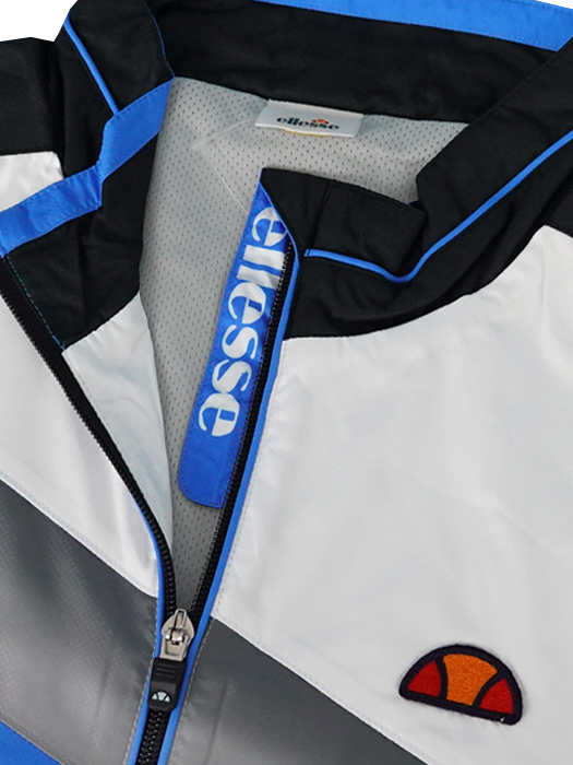 (エレッセ)ellesse/TEAMウインドアップジャケット/ホワイトXブルー/ETS56310-BL