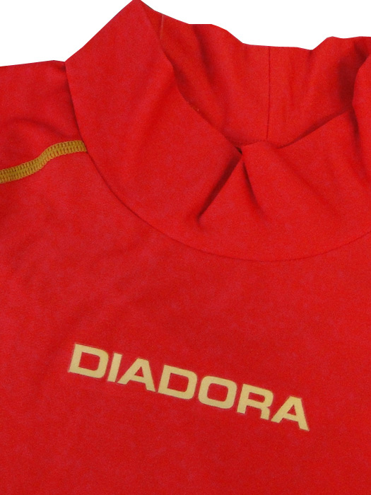 (ディアドラ) DIADORA/JRロングスリーブインナーシャツ/レッド/FJ0356-35/簡易配送(CARDのみ送料注文後変更/1点限/保障無)