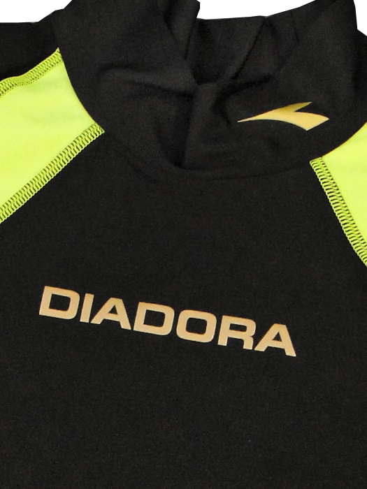 (ディアドラ) DIADORA/ZEROコンディショニングインナーシャツ(ハード)/ブラック/FP3312/簡易配送(CARDのみ送料注文後変更/1点限/保障無)