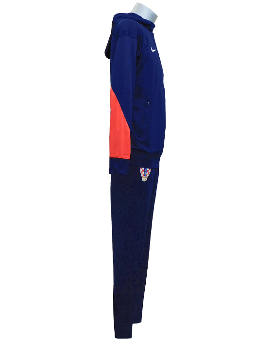 (ナイキ) NIKE/24/25クロアチア/DRI-FIT Strike ストライク フード付きトラックスーツ/ネイビーXブライトクリムゾン/FQ8654-492