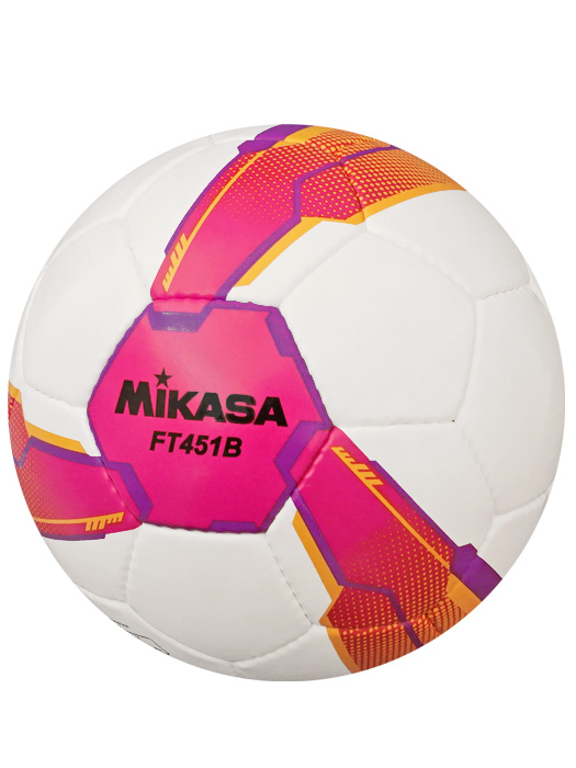 (ミカサ) MIKASA/サッカーボール/ホワイトXピンクXバイオレット/4号/FT451B