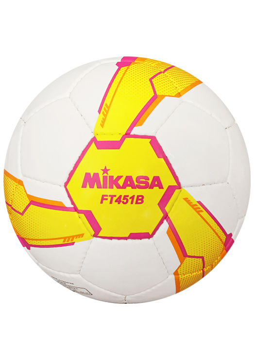 (ミカサ) MIKASA/サッカーボール/ホワイトXイエローXピンク/4号/FT451B