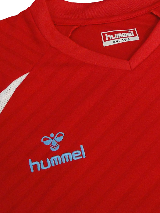 (ヒュンメル) HUMMEL/長袖プラクティスシャツ10/レッド/HAP7071-20/簡易配送(CARDのみ送料注文後変更/1点限/保障無)