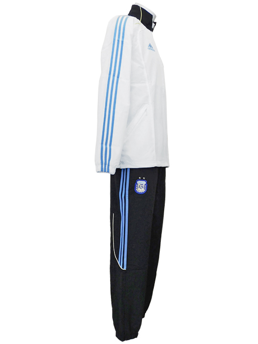 (アディダス) adidas/10/11アルゼンチン代表/プレゼンテーションスーツ/ホワイトXブラック/JJ003-P47820