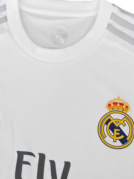 ***限定再入荷***(アディダス) adidas/15/16レアルマドリード/CL/ホーム/半袖/ジダン/CL+RESPECT+ビッグイヤー10パッチ付/JOG85-S12652