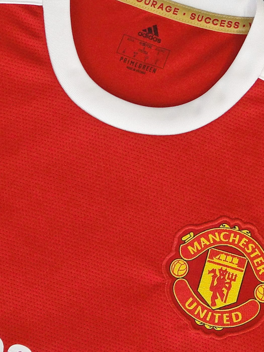 (アディダス) adidas/21/22マンチェスターユナイテッド/ホーム/半袖/ポグバ/プレミアリーグ+No Room For Racismバッジ付/KMI63-H31447