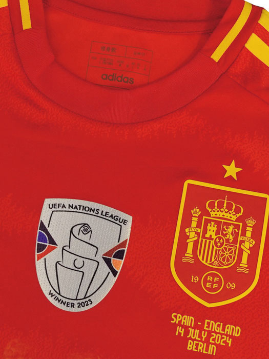 (アディダス) adidas/24/25スペイン代表/ホーム/半袖/ペドリ/決勝戦マッチデー+EURO+UNLバッジ+FOUNDATION付/フル/KOW75-IP9331