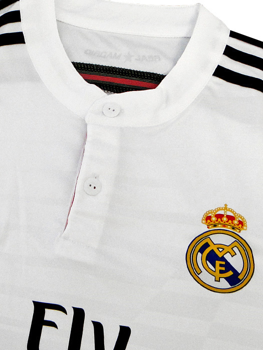 ***限定再入荷***(アディダス) adidas/14/15レアルマドリード/CL/ホーム/半袖/ロナウド/CL優勝+CWC優勝+BE10+RESPECTパッチ付/M38202
