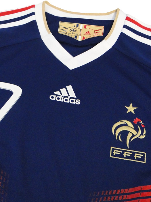 adidas フランス代表 2010 ホーム オーセンティック 半袖