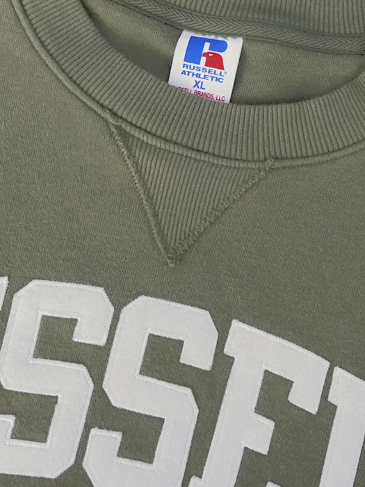 (ラッセル アスレティック)RUSSELL ATHLETIC/スウェットシャツ/カーキ/RBM21F0003-KHK
