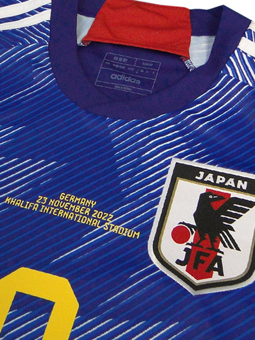 (アディダス) adidas/22/23日本代表/ホーム/半袖/上田/#21/2022W杯バッジ+ドイツ戦マッチデー付/フルマーキング/SX012-HF1845