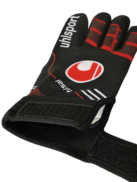 (ウールシュポルト) UHLSPORT/フットサルフルフィンガーソフト/ブラックXバーガンディ/1000855-02/簡易配送(CARDのみ/1点限)