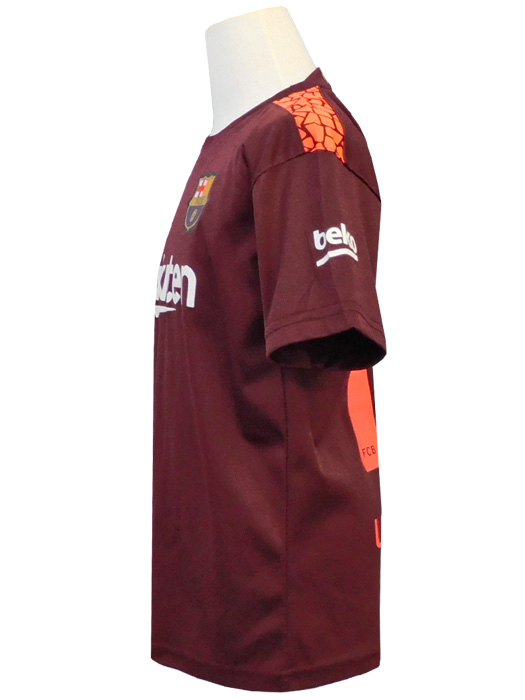 ***難点あり***(クラブオフィシャルグッズ)CLUB OFFICIAL GOODS/17/18バルセロナ/テイクダウン/サード/コウチーニョ/半袖/ジュニア用