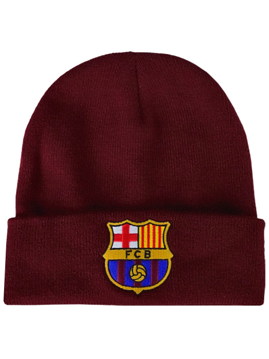 クラブオフィシャルグッズ/バルセロナ/オフィシャル ニットキャップ/ワインレッド/5037970107854