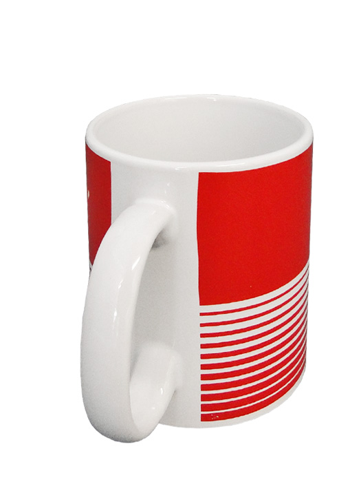 クラブオフィシャルグッズ/リバプール/オフィシャルマグカップ/ライン/レッドXホワイト/5051586028068