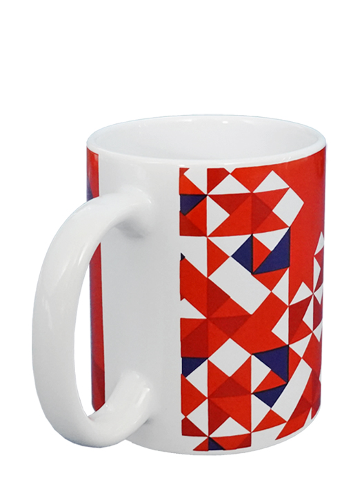 クラブオフィシャルグッズ/アーセナル/オフィシャルマグカップ/パーティクル/レッド/5051586263674