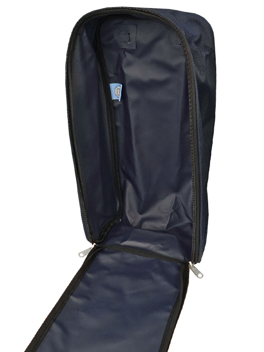 ***若干表面にプリント傷あり***クラブオフィシャルグッズ/マンチェスターシティ/オフィシャルシューズバッグ/ネイビーXスカイブルー