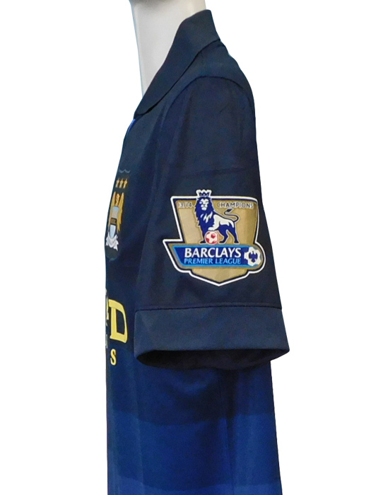***限定再入荷***(ナイキ) NIKE/14/15マンチェスターシティ/アウェイ/半袖/ヨヴェティッチ/プレミアリーグ優勝パッチ付/611051-476