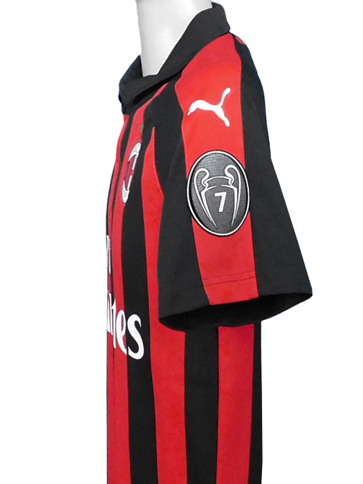 *限定入荷*(プーマ) PUMA/18/19ACミラン/ホーム/オーセンティック/半袖/サパタ/セリエAバッジ+ビッグイヤー7付/フル/755037-06