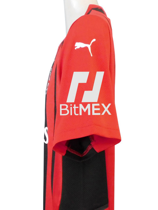 (プーマ) PUMA/21/22ACミラン/ホーム/半袖/フルマーキング/ジルー/セリエAバッジ+BitMEX+wefoxスポンサー付/759122-01