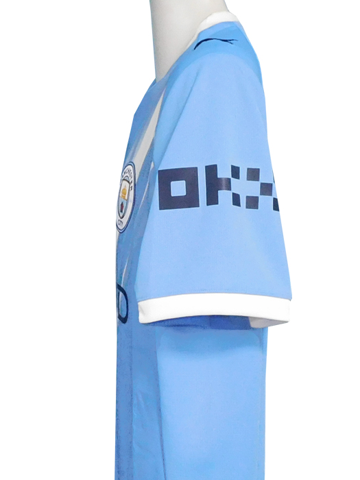 (プーマ) PUMA/25/26マンチェスターシティ/ホーム/半袖/ハーランド/プレミア+No Room For Racismパッチ付/780338-01