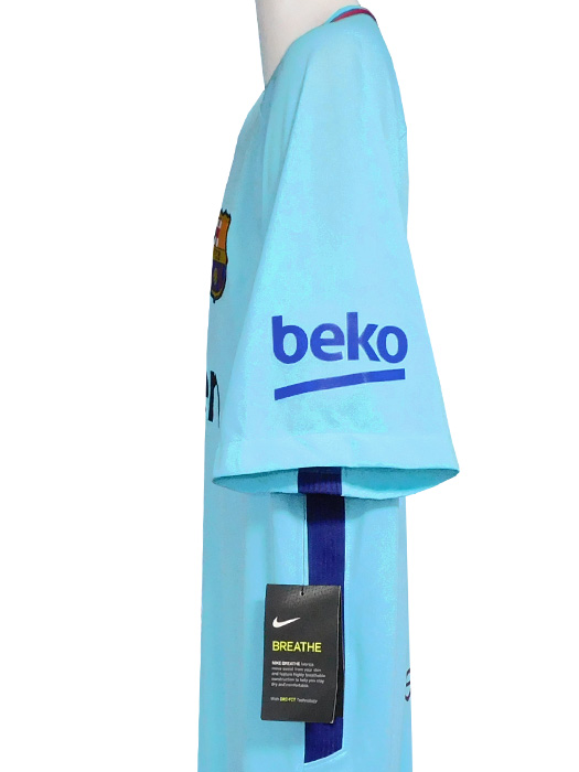 ***限定再入荷***(ナイキ) NIKE/17/18バルセロナ/アウェイ/半袖/楽天スポンサー付/メッシ/847254-484