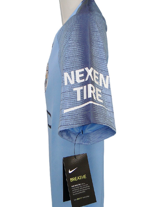 ***限定入荷***(ナイキ) NIKE/18/19マンチェスターシティ/ホーム/半袖/ネクセンタイヤスポンサー付/優勝記念/894431-489