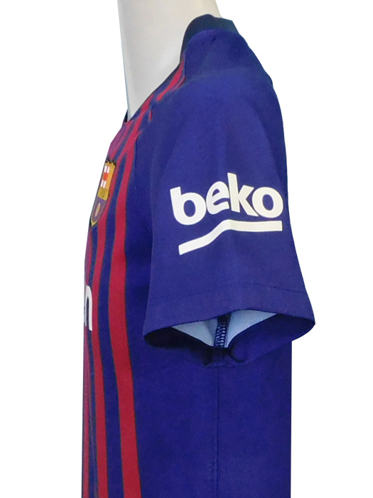 ***傷、汚れあり***(ナイキ) NIKE/18/19バルセロナ/ホーム/半袖/イニエスタ/ジュニア用/894458-456