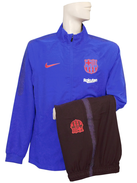 (ナイキ)NIKE/19/20/バルセロナ/DRI-FIT STRIKE ウーブンスーツ/ブルーXバーガンディ/AT3092-401/MサイズとXLサイズの在庫あり。