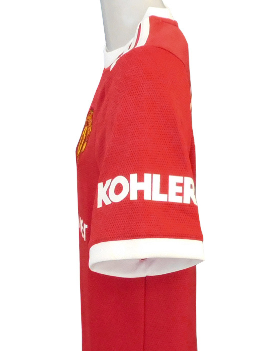 ***表面に傷あり***(アディダス) adidas/21/22マンチェスターユナイテッド/ホーム/半袖/ロナウド/EPLパッチ付/ジュニア用/BN782-GR377/